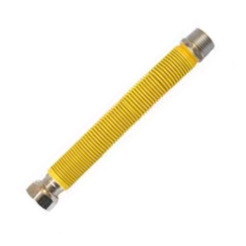 Engate Flexível Gás Trama Aço Inox 1/2 M/F 30 Cm - Emmeti