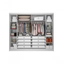 Ver imagem 2 de Guarda Roupa Casal 6 Portas 8 Gavetas Santoro Ro-branco Móveis Horizonte