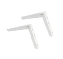 Ver imagem 1 de Suporte Mão Francesa Dobrável 37 x 20 cm Reforçado Branco 1 Unidade
