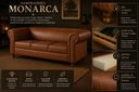 Ver imagem 3 de Namoradeira Clássica Monarca 3 Lugares:Courano Moca