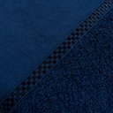 Ver imagem 2 de Toalha de Banho Artesanato Arteira Pintar Bordar Ponto Russo Perfeito Estilo Azul Marinho