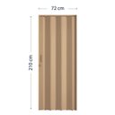 Ver imagem 4 de Porta Sanfonada de PVC 210cm x 72cm Pronta Bcf Bege