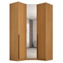 Ver imagem 2 de Guarda-roupa de Canto 100% MDF com Espelho 3 Portas Altezza