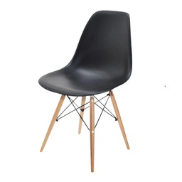 Cadeira Eames Eiffel Cozinha Sala de Jantar Cozinha Escritório - Preta - 1
