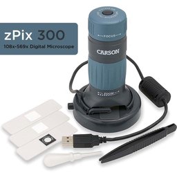 Microscópio Digital Usb Zpix 300 108x-569x Camera - Carson - 3
