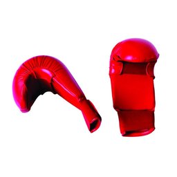 Luva Karatê sem Dedão Aprovada Pela Wkf Gg Vermelho - 3