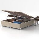 Ver imagem 3 de Box Baú Queen Bipartido Probel Luxo Suede