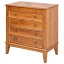 Ver imagem 1 de Cômoda Luna 4 Gavetas Amêndoa 73cm - 67882