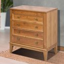 Ver imagem 3 de Cômoda Luna 4 Gavetas Amêndoa 73cm - 67882