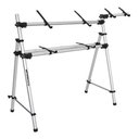 Ver imagem 3 de Rack Mesa Estante para 2 Teclado Musical Eletronico & Arranjador Yamaha Psr, Rolando, Korg, Casio...