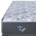 Ver imagem 3 de Cama Box Solteiro King 96x203 + Colchão Adapto Ecoflex Molas Ensacadas Courino Linho