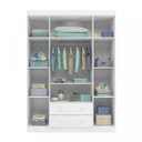 Ver imagem 5 de Quarto Infantil com Guarda-Roupa 4 Portas 2 Gavetas e Cômoda