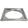 Porta Grelha 10x10 Inox para Ralo Click 10 Caixilho Quadrado - 1