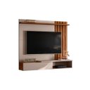 Ver imagem 2 de Painel Ripado Suspenso para TV até 65 Polegadas MDF 160CMX138CM Home Vegas