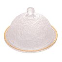 Ver imagem 1 de Quiejeira Lyor Petra de Cristal com Fio de Ouro 19,5cm