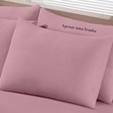 Ver imagem 3 de Fronha Buettner Malha Basic Lisa 45cmx70cm Rosa Blush