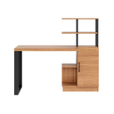 Ver imagem 2 de Mesa para Escritório 1 Porta Industrial Freijó/preto - Dalla Costa