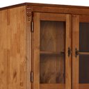 Ver imagem 2 de Cristaleira Arca e Oratório Madeira 4 Portas 1 Gaveta Pés Luis Xv 60630 Linz Móveis - Imbuia Glazer