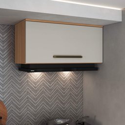 Armário Aéreo 80cm 1 Porta Basculante Is1611 Linha Isabelle Delmarco - 1