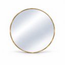 Ver imagem 3 de Espelho Decorativo Redondo Borda Dourada 80cm Luxo Goldenx