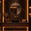 Ver imagem 6 de Espelho Decorativo Redondo Borda Dourada 80cm Luxo Goldenx