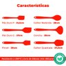 Utensílios em Silicone Cinza 6 peças - Casambiente - 3