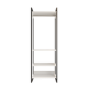 Ver imagem 2 de Modulo Closet Industrial Cabideiro Ferro Preto Branco