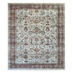 Tapete Sala 240x300cm Classico Oriental Zigler Bege Vermelho - 1