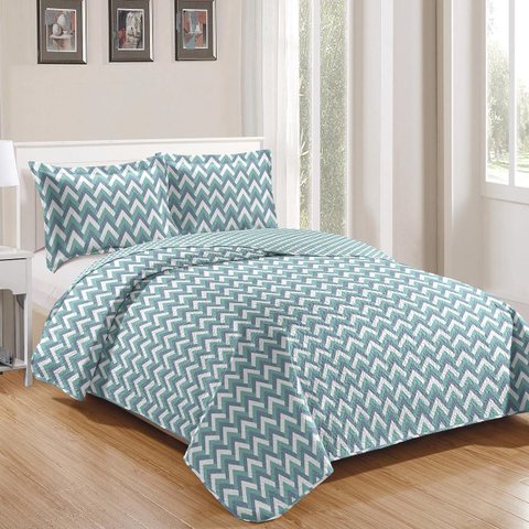 Colcha Bouti - King Size - Dupla Face - c/ Porta Travesseiros - Gales 7 - Rozac