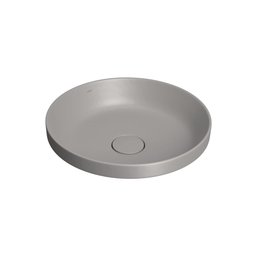 Cuba De Sobrepor Deca Slim 40X40 L.22040.85 Redonda Soft Antracite - 1