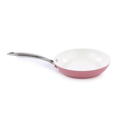 Frigideira Aluminio Rosa Revestimento Ceramico 22cm