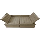 Ver imagem 5 de Sofá sem Caixa Retrátil Reclinável 2.55m Cama Inbox Versátil com Pillow Top e Molas Velusoft Bege