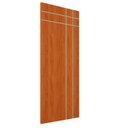 Ver imagem 1 de Porta de Madeira Frisada U.v 210cm X 70cm - R40t:mogno