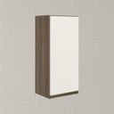 Ver imagem 6 de Armario Aereo 1 Porta Mdf 30 Cm Kali 12201 Carvalho Toq Off White Cetim Nicioli