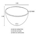 Ver imagem 4 de Kit Cuba de Vidro Redonda 10mm Ouro Envelhecido Tampo 40cm Incolor com Suporte Torneira Valvula