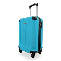 Kit Mala de Viagem Bordo Tamanho Pp Rígida em Abs Cadeado Segredo Rodas 360º Gladiador A5mb2 com Moc - 2