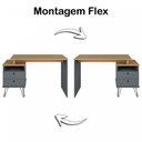 Ver imagem 7 de Escrivaninha com Regulagem Estilo Industrial Plus Artany