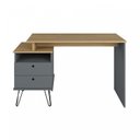 Ver imagem 4 de Escrivaninha com Regulagem Estilo Industrial Plus Artany