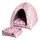 Ver imagem 1 de Cama Iglu Cachorro Caminha Cabana Toca Gato Luxo 45 X 45 Cm Grande