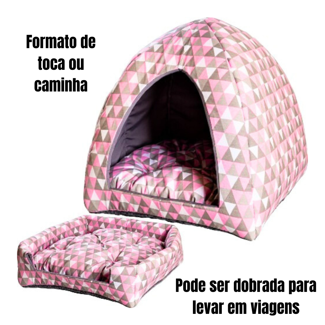 Cama Iglu Cachorro Caminha Cabana Toca Gato Luxo 45 X 45 Cm Grande - 2