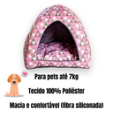 Ver imagem 3 de Cama Iglu Cachorro Caminha Cabana Toca Gato Luxo 45 X 45 Cm Grande