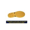 Bota Galocha Borracha Pvc Impermeável Azul/amarela C/amarra Kadesh 43 - 3