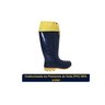 Bota Galocha Borracha Pvc Impermeável Azul/amarela C/amarra Kadesh 43 - 2