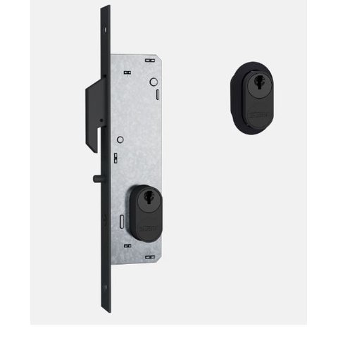Fechadura Porta de Correr de Pressão Stam 902 Esp. Preto