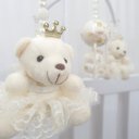 Ver imagem 2 de Mobile para Berço Musical Giratório Princesas Bege