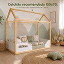 Ver imagem 6 de Mini Cama Infantil Montessoriana Zoe Branco/Fosco Madeira |MDF