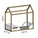 Ver imagem 3 de Mini Cama Montessoriana Infantil Zoe