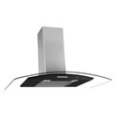 Ver imagem 1 de Coifa Vidro Curvo Parede Black-inox Terim 220v