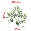 Ver imagem 3 de 24 Galhos Arranjo de Bambu Decoração Artificial Planta 57cm