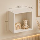 Ver imagem 3 de Kit 3 Nichos Juju Branco/Fosco | 100%MDF